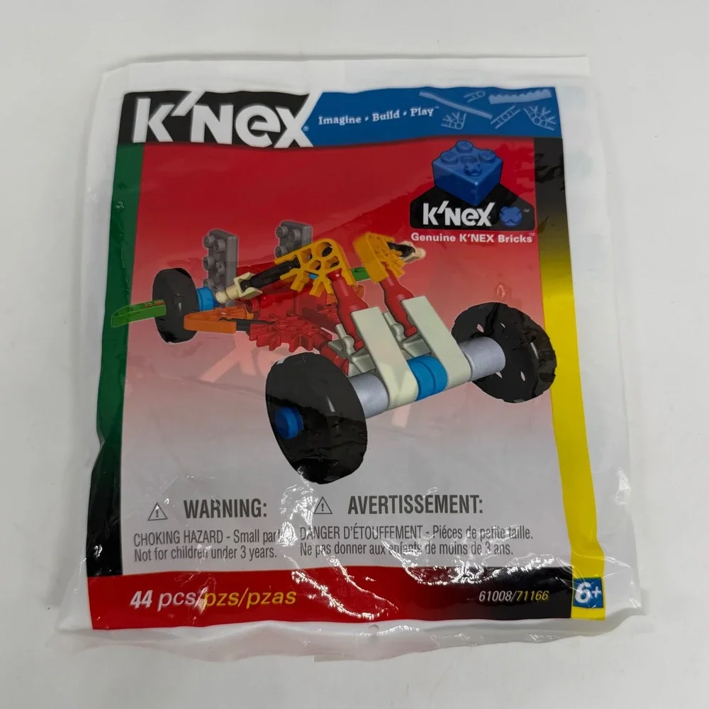 K'NEX 61001 61008 Building Sets Helicopter Race Car 2 Pack Sealed New